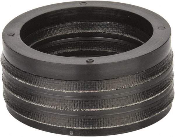 Made in USA - 1-3/4" Inside Diam x 2-1/4" Outside Diam V-Packing Set - 1" High - Industrial Tool & Supply