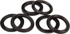 Made in USA - 1-3/4" Inside Diam x 2-1/2" Outside Diam V-Packing Set - 1-1/6" High - Industrial Tool & Supply