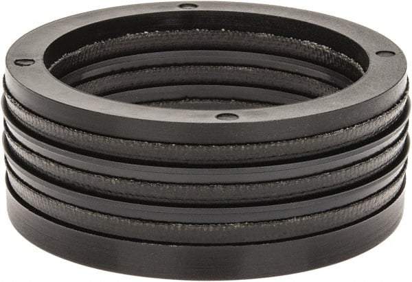 Made in USA - 2" Inside Diam x 2-1/2" Outside Diam V-Packing Set - 1" High - Industrial Tool & Supply