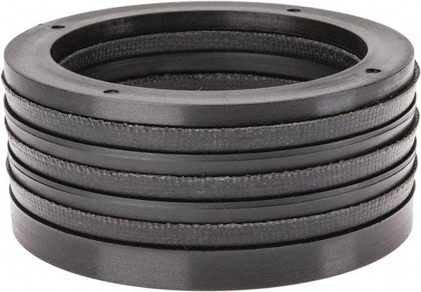 Made in USA - 2" Inside Diam x 2-5/8" Outside Diam V-Packing Set - 1-1/6" High - Industrial Tool & Supply