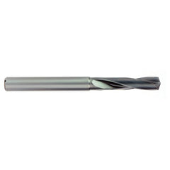 11 mm Dia. × 11.5 mm Shank × 55 mm Flute Length × 113 mm OAL, Stub, SiC, 2xD Flute, Solid Carbide Drill - Industrial Tool & Supply
