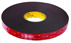 List 5952 1" x 36 yds VHB Acrylic Foam Tape - Black - Industrial Tool & Supply