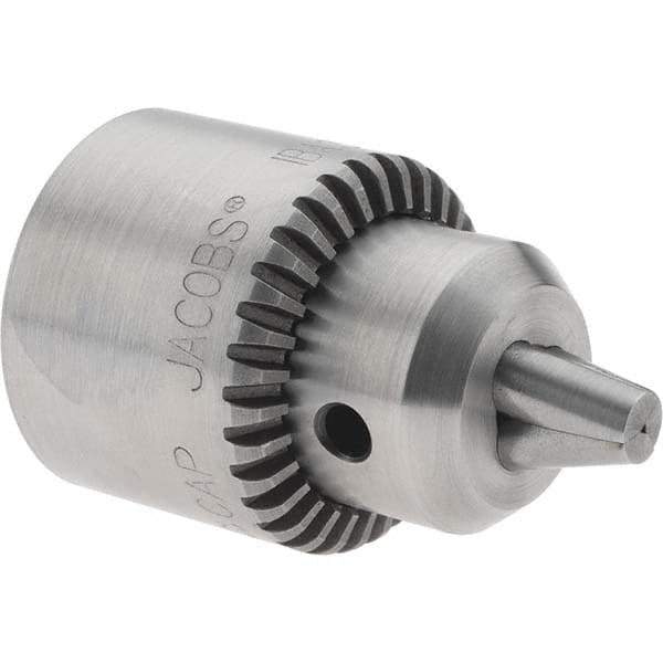 Dynabrade - 3/8-24, 1/4" Max Capacity, Threaded Mount Drill Chuck - Keyed - Exact Industrial Supply