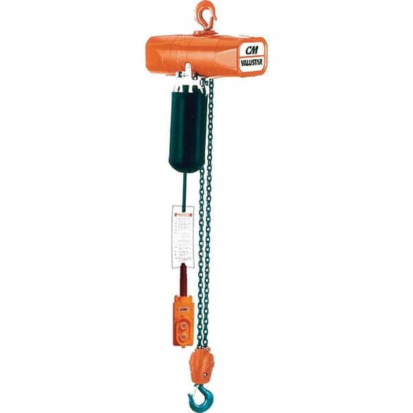 CM - 1/2 Ton Capacity 16 FPM Lift Speed 115V Electric Chain Hoist - Industrial Tool & Supply