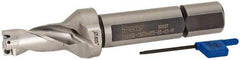 Iscar - 1-1/4" Max Drill Depth, 2xD, 5/8" Diam, Indexable Insert Drill - 3/4" Shank Diam, Straight Shank - Industrial Tool & Supply