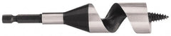 DeWALT - 1-3/8", 7/16" Diam Hex Shank, 6" Overall Length with 4" Twist, Ship Auger Bit - Industrial Tool & Supply