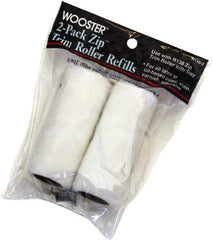 Wooster Brush - 3/16" Nap, 3" Wide Paint Mini Roller Covers - Smooth Texture, Woven - Industrial Tool & Supply