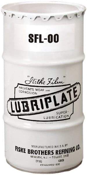 Lubriplate - 120 Lb Drum Aluminum High Temperature Grease - White, Food Grade & High/Low Temperature, 300°F Max Temp, NLGIG 00, - Industrial Tool & Supply