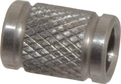 Gibraltar - 1/4" Pin Diam, 0.58" Long, 3/8" OD Quick Release Pin Receiver Cap - 303 Stainless Steel - Industrial Tool & Supply