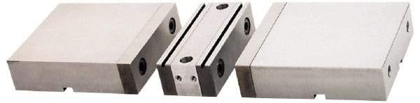 Kurt - 6" Jaw Width, 1.728" Jaw Height, Standard, Vise Jaw Set - Steel, 3 Jaws, Hard Jaws, 6 HD & HDL Vise Compatibility - Industrial Tool & Supply