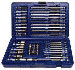 Irwin - 16 Piece, Bit Set - Phillips, Torx, Posidrive Point - Industrial Tool & Supply