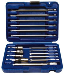 Irwin - 34 Piece, Bit Set - Phillips, Torx, Posidrive Point - Industrial Tool & Supply