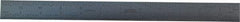 SPI - 12" Long, 1/64, 1/32" and 0.5, 1mm Graduation, Rigid Steel Rule - English/Metric Graduation Style, 1" Wide, Silver, Satin Chrome Finish - Industrial Tool & Supply