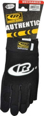 Ringers Gloves - Size S (8) Synthetic Leather General Protection Work Gloves - For Mechanic's & Lifting, Uncoated, Hook & Loop Cuff, Full Fingered, Black, Paired - Industrial Tool & Supply