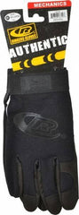 Ringers Gloves - Size 2XL (12) Synthetic Leather General Protection Work Gloves - For Mechanic's & Lifting, Uncoated, Hook & Loop Cuff, Full Fingered, Black, Paired - Industrial Tool & Supply