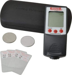 SPI - 0 to 40 mil Digital Coating Thickness Gage - For Use with Ferrous/Nonferrous Bases - Industrial Tool & Supply