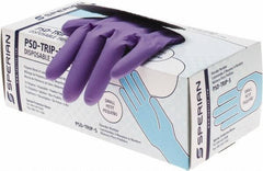 Honeywell - 8 mil Thick, Nitrile Chemical Resistant Gloves - Industrial Tool & Supply
