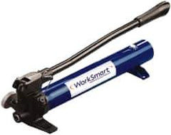 Value Collection - 51/64" Piston Stroke, 1-19/32" Piston Diam, 0.15 Cu In per Stroke, 37 Cu In Reservoir Capacity, Manual Hydraulic Pump - 10,000 psi, 109 Lbs. Max Handle Effort, 1 Stage - Industrial Tool & Supply