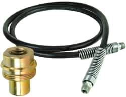 Value Collection - 1/4" Inside Diam x 3/8 NPT 10' Hydraulic Pump Hose - 10,000 psi, 59755199 Opposite End, Rubber - Industrial Tool & Supply