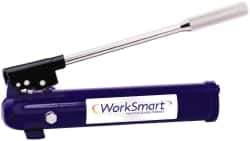 Value Collection - 5/8" Piston Stroke, 1-19/64" Piston Diam, 0.09 Cu In per Stroke, 15 Cu In Reservoir Capacity, Manual Hydraulic Pump - 7,200 psi, 56 Lbs. Max Handle Effort, 1 Stage - Industrial Tool & Supply