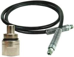 Value Collection - 1/4" Inside Diam x 3/8 NPT 6' Hydraulic Pump Hose - 10,000 psi, 59755249 Opposite End, Rubber - Industrial Tool & Supply