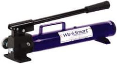 Value Collection - 13/16" Piston Stroke, 1-19/32" Piston Diam, 0.13 Cu In per Stroke, 67 Cu In Reservoir Capacity, Manual Hydraulic Pump - 10,000 psi, 89 Lbs. Max Handle Effort, 1 Stage - Industrial Tool & Supply