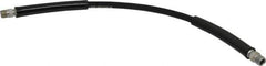 Value Collection - 1/4" Inside Diam x 3/8 NPT 2' Hydraulic Pump Hose - 10,000 psi, 3/8 NPTF Male Opposite End, Rubber - Industrial Tool & Supply