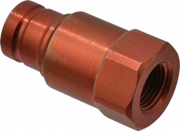 Value Collection - 3/8 NPTF Steel Hydraulic Hose Male Flush Face Coupler - Industrial Tool & Supply