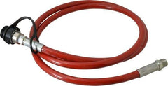 Value Collection - 1/4" Inside Diam x 3/8 NPT 6' Hydraulic Pump Hose - 10,000 psi, 59755199 Opposite End, Thermoplastic - Industrial Tool & Supply