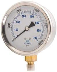 Value Collection - Hydraulic Pressure Gages & Adapters Type: Liquid-Filled Gauge Pressure Rating: 0 - 15000 - Industrial Tool & Supply