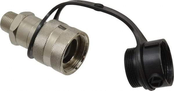 Value Collection - 3/8 NPTF Hydraulic Hose High-Flow Female Coupler - 10,000 psi - Industrial Tool & Supply