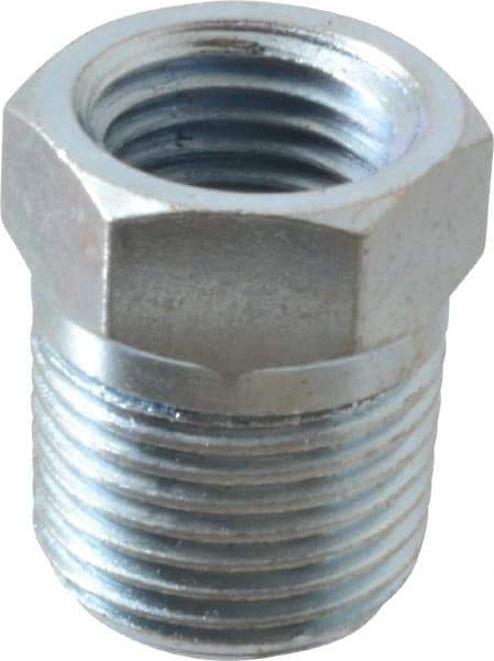 Value Collection - 3/8 Male & 1/4 Female NPTF Steel Hydraulic Hose Bushing - 10,000 psi - Industrial Tool & Supply