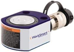 Value Collection - 20 Ton, 0.43" Stroke, 1.88 Cu In Oil Capacity, Portable Hydraulic Flat Body Cylinder - 4.38 Sq In Effective Area, 2.01" Lowered Ht., 2.44" Max Ht., 2.36" Cyl Bore Diam, 2" Plunger Rod Diam, 10,000 Max psi - Industrial Tool & Supply