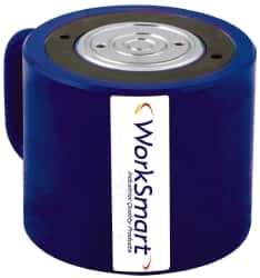 Value Collection - 100 Ton, 2.24" Stroke, 44.07 Cu In Oil Capacity, Portable Hydraulic Low Profile Cylinder - 19.64 Sq In Effective Area, 5.55" Lowered Ht., 7.8" Max Ht., 5" Cyl Bore Diam, 3.54" Plunger Rod Diam, 10,000 Max psi - Industrial Tool & Supply