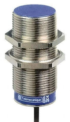 Telemecanique Sensors - NC, NC, 15mm Detection, Cylinder Shielded, Inductive Proximity Sensor - 2 Wires, IP68, IP69K, 24 to 240 VAC/VDC, M30x1.5 Thread, 2.44 Inch Long - Industrial Tool & Supply
