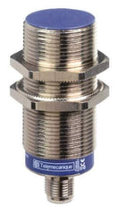 Telemecanique Sensors - NPN, NC, 15mm Detection, Cylinder Shielded, Inductive Proximity Sensor - 3 Wires, IP67, IP69K, 12 to 48 VDC, M30x1.5 Thread, 2.91 Inch Long - Industrial Tool & Supply
