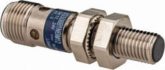 Telemecanique Sensors - NPN, NC, 1.5mm Detection, Cylinder Shielded, Inductive Proximity Sensor - 3 Wires, IP67, 12 to 24 VDC, M12x1 Thread, 45mm Long x 0.39 Inch Wide - Industrial Tool & Supply