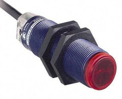 Telemecanique Sensors - Cable Connector, 20m Nominal Distance, Shock and Vibration Resistant, Multimode Photoelectric Sensor - 12 to 24 VDC, 250 Hz, PBT, 64mm Long x 18mm Wide x 1.7 Inch High - Industrial Tool & Supply