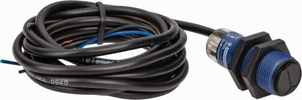 Telemecanique Sensors - Cable Connector, 4m Nominal Distance, Shock and Vibration Resistant, Retroreflective Photoelectric Sensor - 12 to 24 VDC, 500 Hz, PBT, 1.81 Inch Long x 0.71 Inch Wide - Industrial Tool & Supply