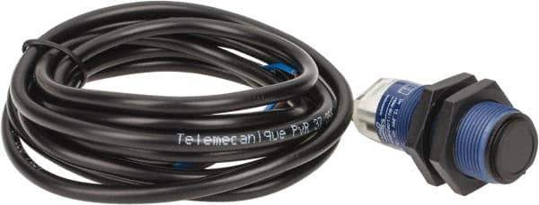 Telemecanique Sensors - Cable Connector, 15m Nominal Distance, Shock and Vibration Resistant, Through Beam Photoelectric Sensor - 12 to 24 VDC, 500 Hz, PBT, 46mm Long x 18mm Wide - Industrial Tool & Supply
