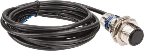 Telemecanique Sensors - Cable Connector, 15m Nominal Distance, Shock and Vibration Resistant, Through Beam Photoelectric Sensor - 12 to 24 VDC, 500 Hz, Nickel Plated Brass, 1.81 Inch Long x 0.71 Inch Wide - Industrial Tool & Supply