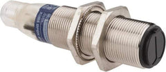 Telemecanique Sensors - 4 Pin M12 Connector, 0.6m Nominal Distance, Shock and Vibration Resistant, Diffused Photoelectric Sensor - 12 to 24 VDC, 500 Hz, Nickel Plated Brass, 2.99 Inch Long x 0.71 Inch Wide - Industrial Tool & Supply