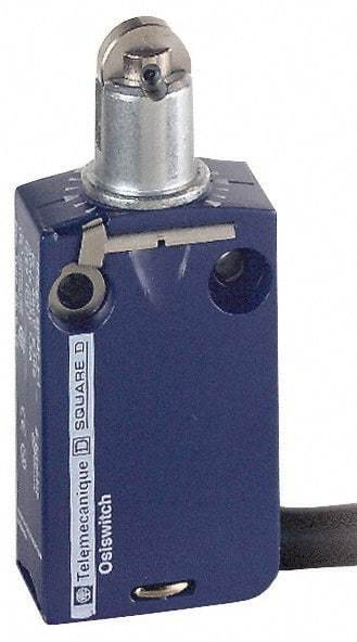 Telemecanique Sensors - SPDT, NC/NO, 240 VAC, 250 VDC, Removable Cable Terminal, Roller Plunger Actuator, General Purpose Limit Switch - 1, 2, 6, 12, 13, 4X, 6P NEMA Rating, IP66, IP67, IP68 IPR Rating - Industrial Tool & Supply