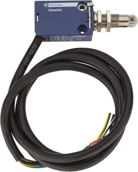 Telemecanique Sensors - SPDT, NC/NO, 240 VAC, 250 VDC, Removable Cable Terminal, Roller Plunger Actuator, General Purpose Limit Switch - 1, 2, 6, 12, 13, 4X, 6P NEMA Rating, IP66, IP67, IP68 IPR Rating - Industrial Tool & Supply