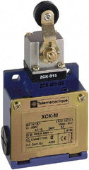 Telemecanique Sensors - DP, NC/NO, 240 VAC, Screw Terminal, Roller Lever Actuator, General Purpose Limit Switch - IP66 IPR Rating - Industrial Tool & Supply