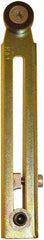 Square D - 0.88 Inch Long, 0.63 Inch Diameter, Cast Zinc Body, Limit Switch Adjustable Roller Lever - Steel Roller, For Use with Limit Switches - Industrial Tool & Supply