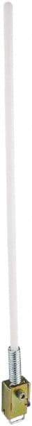 Square D - 12 Inch Long, 1/4 Inch Diameter, Acetal Body, Limit Switch Operator - Plastic Roller, For Use with Limit Switches - Industrial Tool & Supply