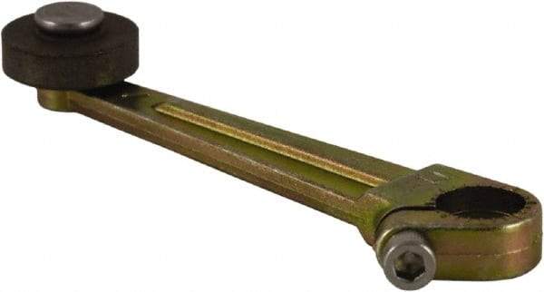 Square D - 3 Inch Long, 1/4 Inch Diameter, Cast Zinc Body, Limit Switch Operator - 1/4 Inch Face Width, Steel Roller, For Use with Limit Switches - Industrial Tool & Supply