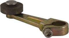 Square D - 2 Inch Long, 1/4 Inch Diameter, Cast Zinc Body, Limit Switch Operator - 1/4 Inch Face Width, Iron Roller, For Use with Limit Switches - Industrial Tool & Supply