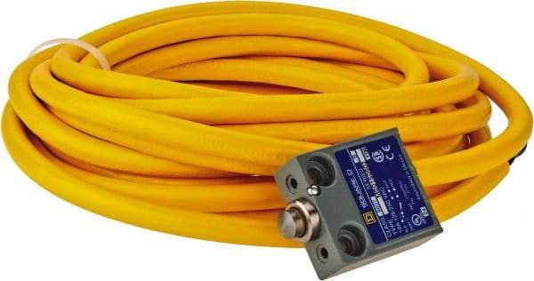 Square D - SPDT, NC/NO, Multiple VDC Levels, Prewired Terminal, Plunger Actuator, General Purpose Limit Switch - 1, 2, 4, 6, 6P NEMA Rating, IP67 IPR Rating, 80 Ounce Operating Force - Industrial Tool & Supply